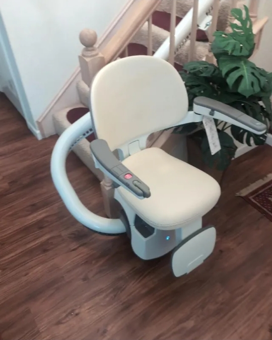 Stairlift Wood Background